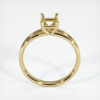 10K Yellow Gold Solitaire Ring Setting Image
