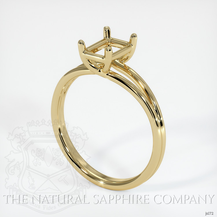 14K Yellow Gold Solitaire Ring Setting