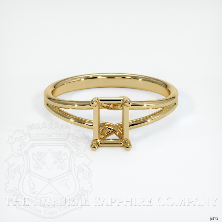 14K Yellow Gold Solitaire Ring Setting