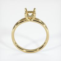 14K Yellow Gold Solitaire Ring Setting Image