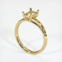 18K Yellow Gold Solitaire Ring Setting Video