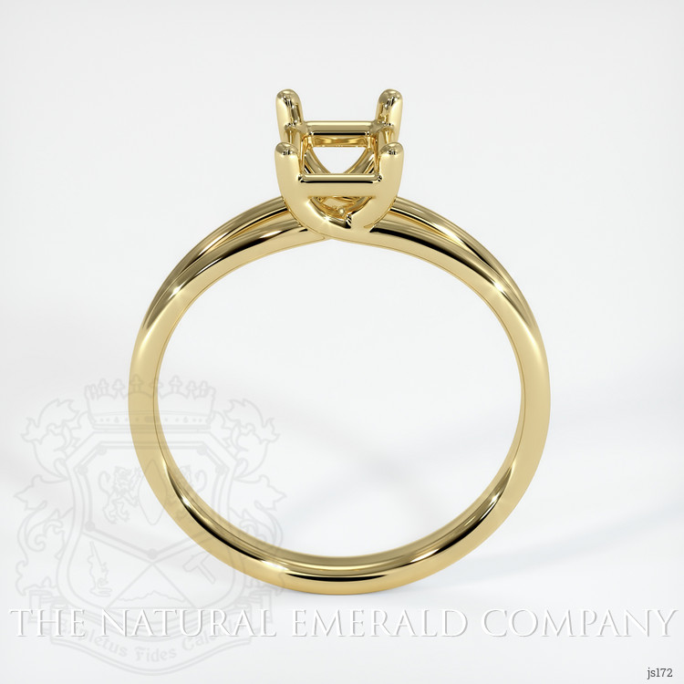 18K Yellow Gold Solitaire Ring Setting