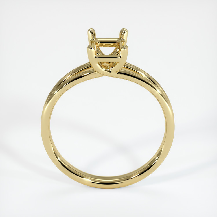 18K Yellow Gold Solitaire Ring Setting