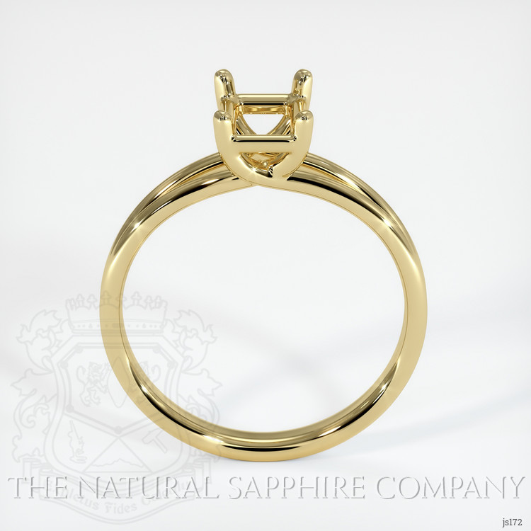 18K Yellow Gold Solitaire Ring Setting