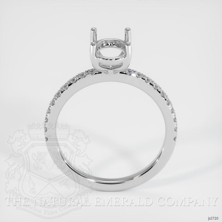 Platinum 950 Pave Ring Setting