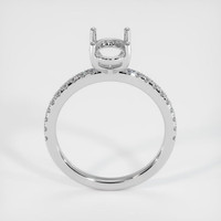 18K White Gold Pave Ring Setting Image