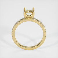 14K Yellow Gold Pave Ring Setting Image