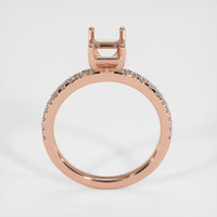 14K Rose Gold Pave Ring Setting Image