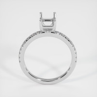 14K White Gold Pave Ring Setting Image