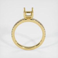 18K Yellow Gold Pave Ring Setting Image