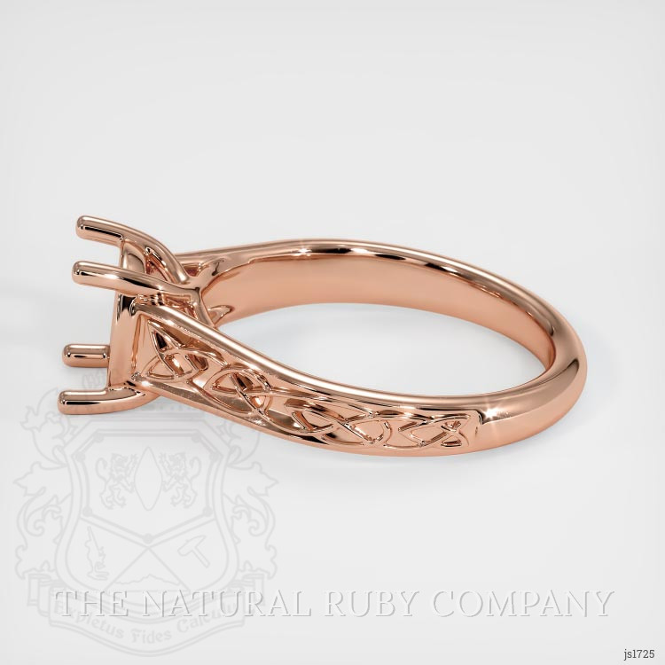 14K Rose Gold Celtic Ring Setting