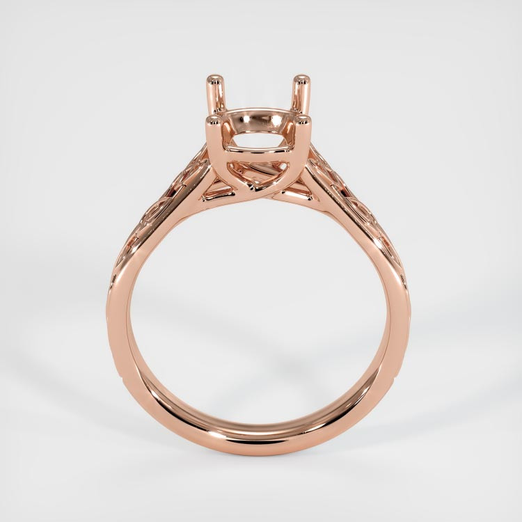 14K Rose Gold Celtic Ring Setting
