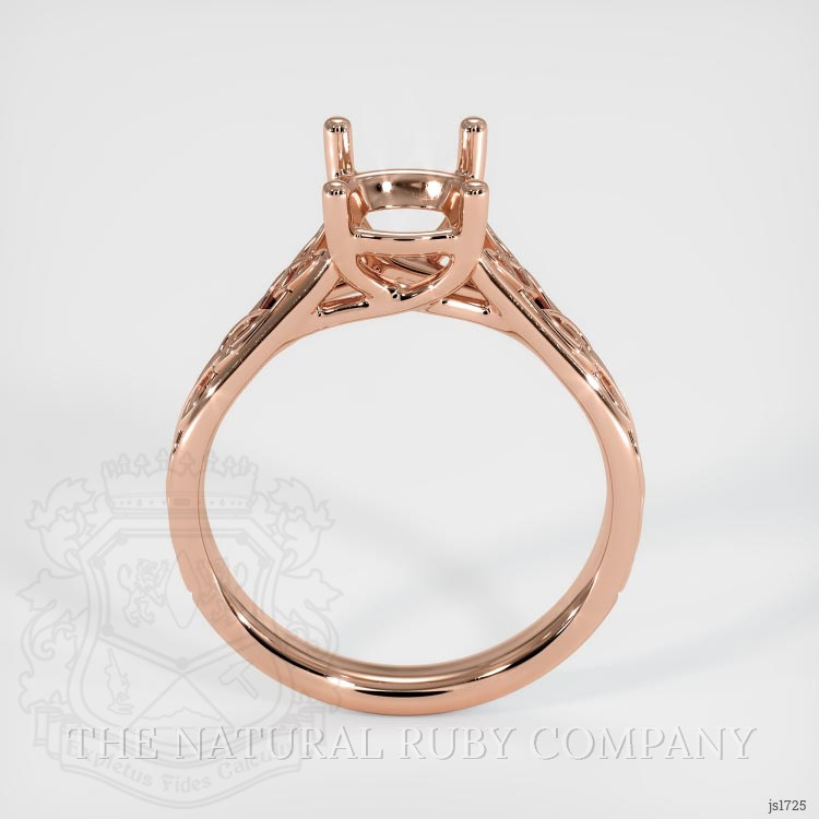 14K Rose Gold Celtic Ring Setting