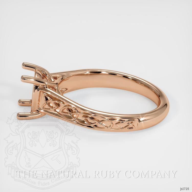 18K Rose Gold Celtic Ring Setting
