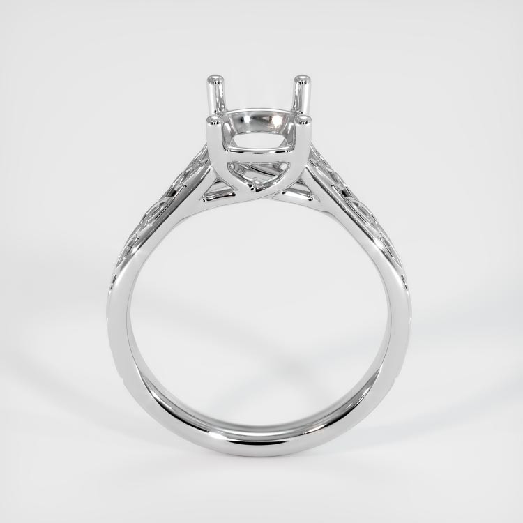 10K White Gold Celtic Ring Setting