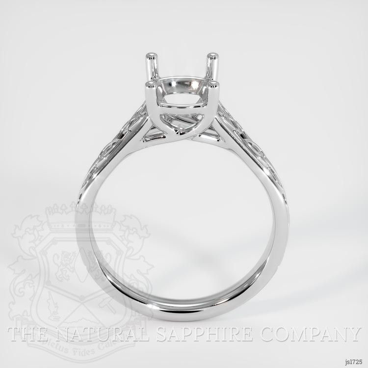 14K White Gold Celtic Ring Setting