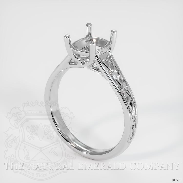 18K White Gold Celtic Ring Setting