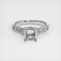 18K White Gold Celtic Ring Setting Image