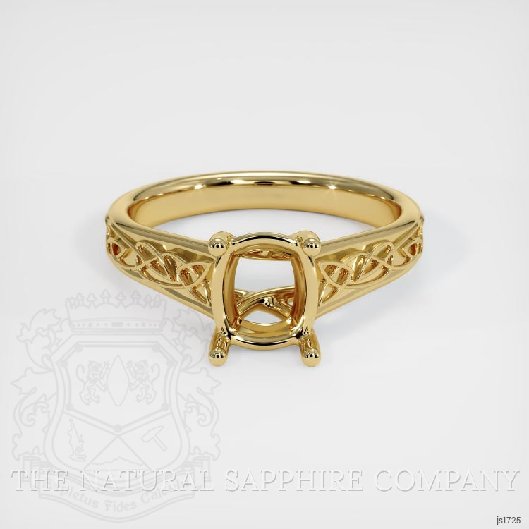 14K Yellow Gold Celtic Ring Setting