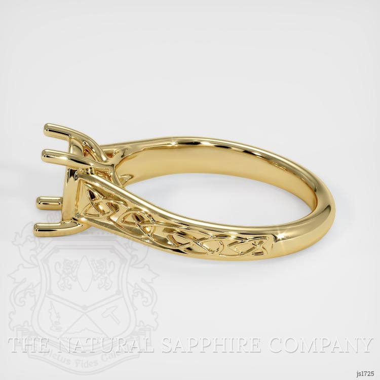 14K Yellow Gold Celtic Ring Setting
