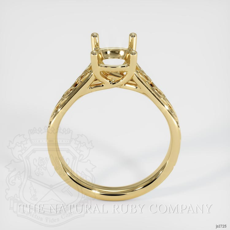 14K Yellow Gold Celtic Ring Setting