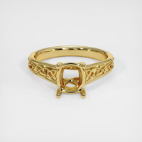 18K Yellow Gold Celtic Ring Setting Image
