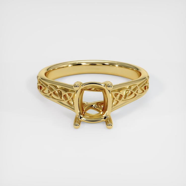18K Yellow Gold Celtic Ring Setting