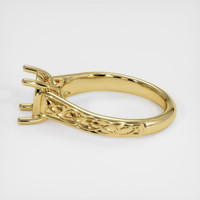18K Yellow Gold Celtic Ring Setting Image