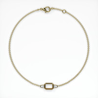 18K Yellow Gold Accent Stones Bracelet Setting Image