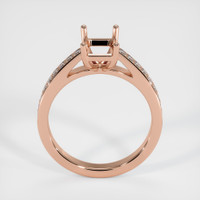 14K Rose Gold Pave Ring Setting Image