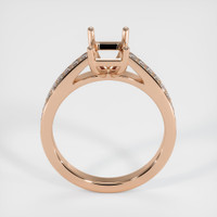 18K Rose Gold Pave Ring Setting Image