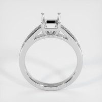 18K White Gold Pave Ring Setting Image