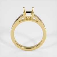 18K Yellow Gold Pave Ring Setting Image