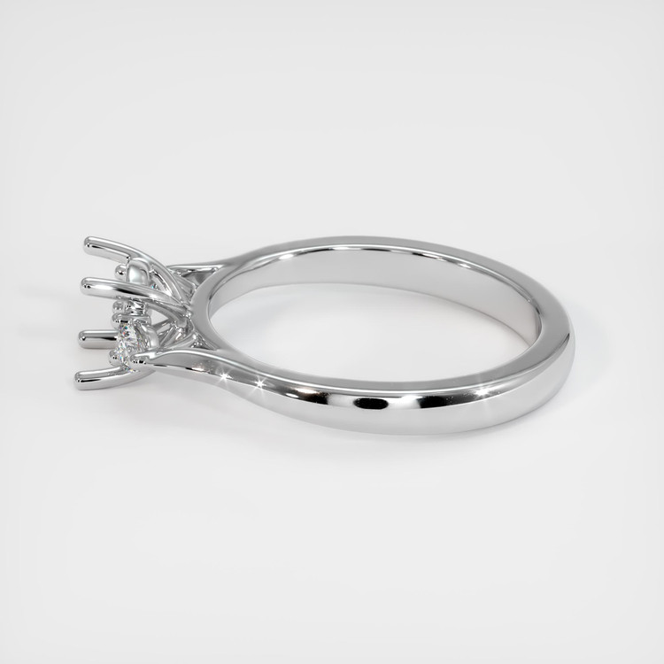 Platinum 950 Three Stone Ring Setting
