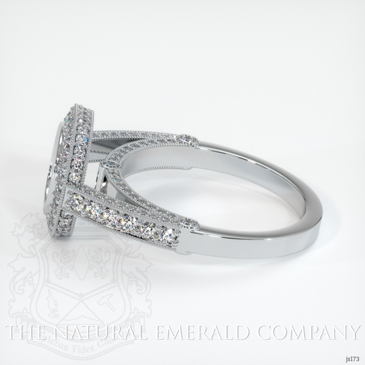 Platinum 950 Pave Ring Setting