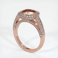 14K Rose Gold Pave Ring Setting Video