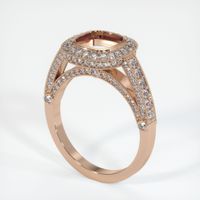 18K Rose Gold Pave Ring Setting Video