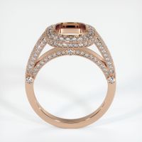 18K Rose Gold Pave Ring Setting Image