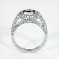 Silver Pave Ring Setting Image