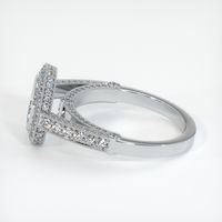 14K White Gold Pave Ring Setting Image