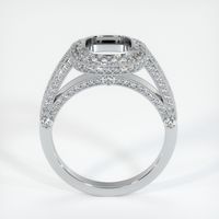 14K White Gold Pave Ring Setting Image