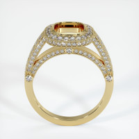 10K Yellow Gold Pave Ring Setting Image