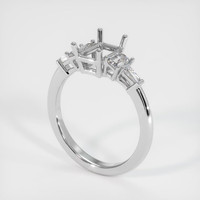 Platinum 950 Accent Stones Ring Setting Video