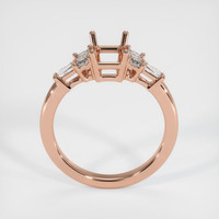 14K Rose Gold Accent Stones Ring Setting Image