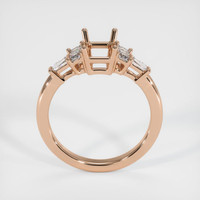 18K Rose Gold Accent Stones Ring Setting Image