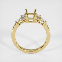 14K Yellow Gold Accent Stones Ring Setting Image