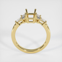 18K Yellow Gold Accent Stones Ring Setting Image