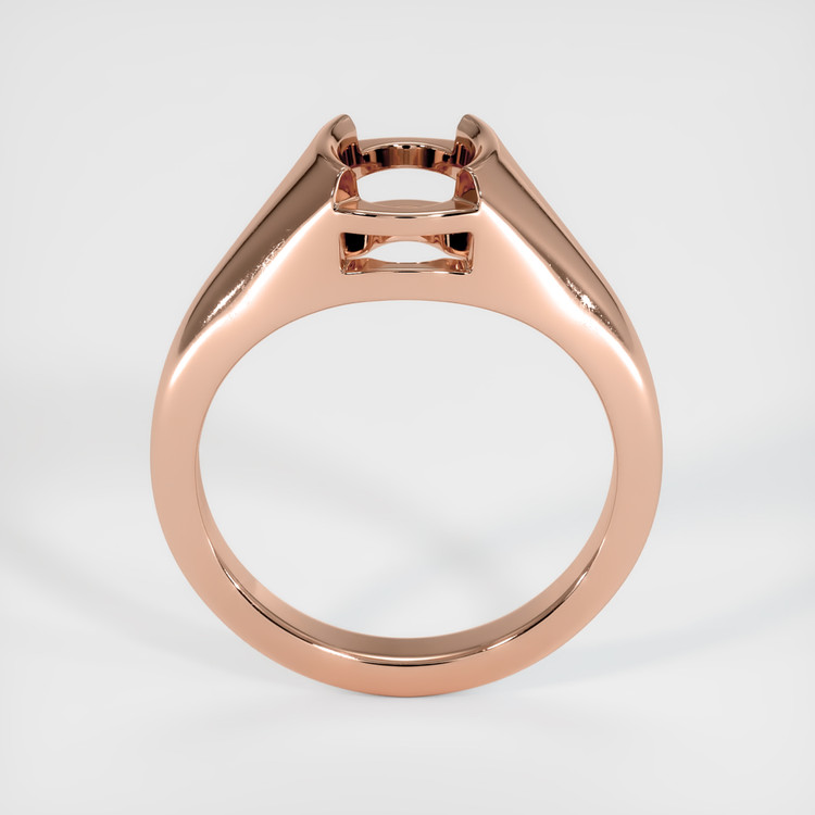 14K Rose Gold Men's Ring Setting