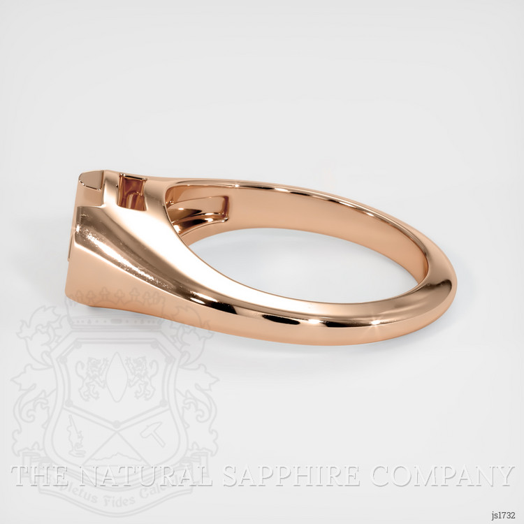 18K Rose Gold Men's Ring Setting