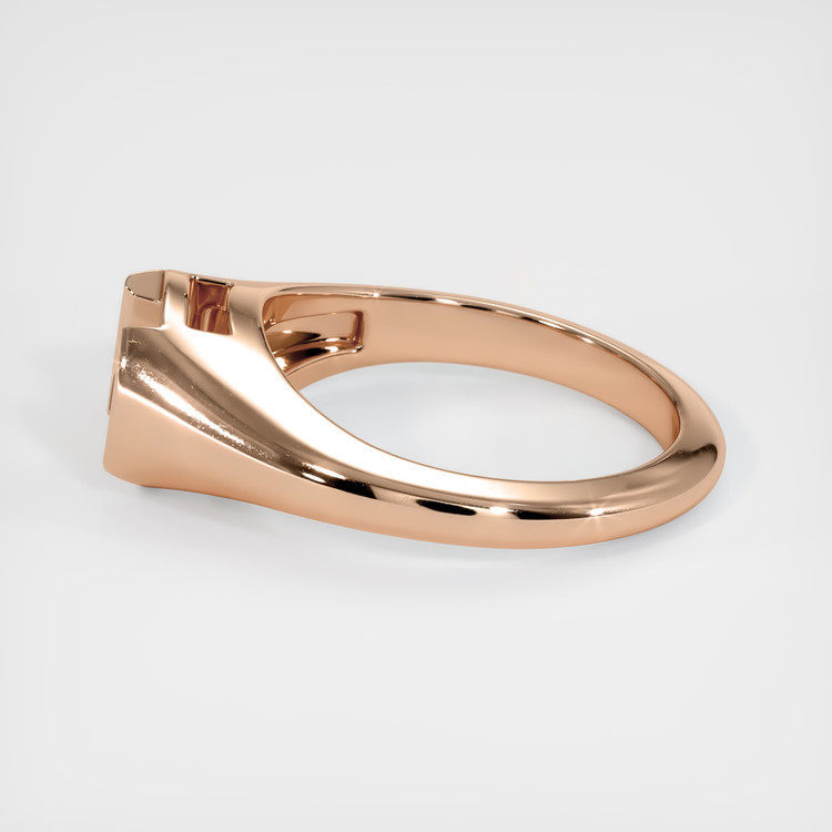 18K Rose Gold Men's Ring Setting